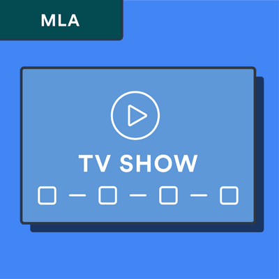 MLA TV show citation